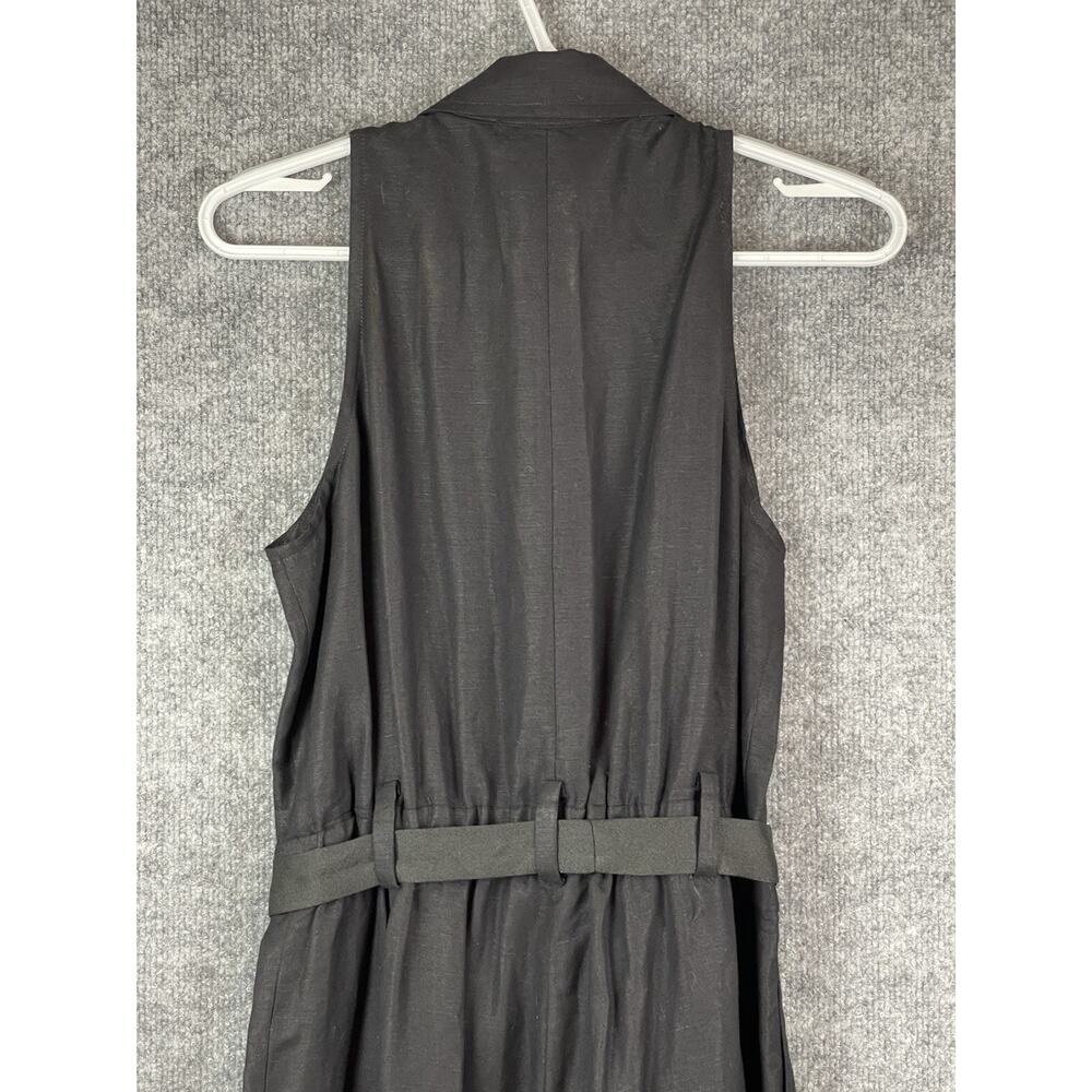 LOFT Women’s Size 8p Linen/Viscose Blend‎ Halter Jumpsuit Workwear Vacation - Picture 6 of 11